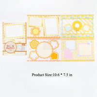 10 Sheets of Background Boards for Ita Bag - Lace Pattern Style