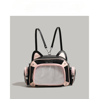 Cute cat two-dimensional comic show women's fashion trend backpack shoulder Itabag